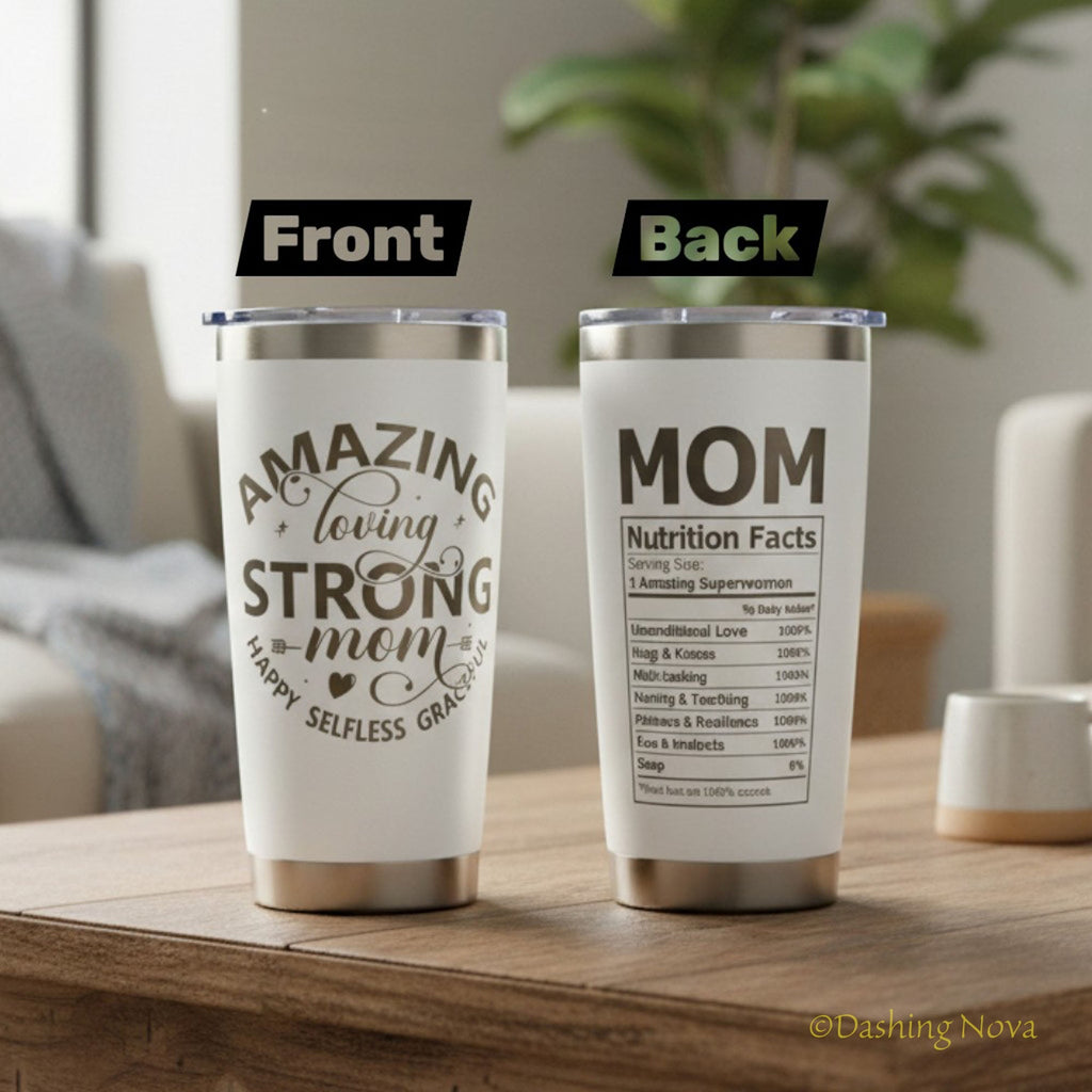 Best Mom Ever Tumbler – 20oz Insulated Gift for Mom 💖. ☕ Keeps drinks hot or cold for hours – a gift she’ll use daily