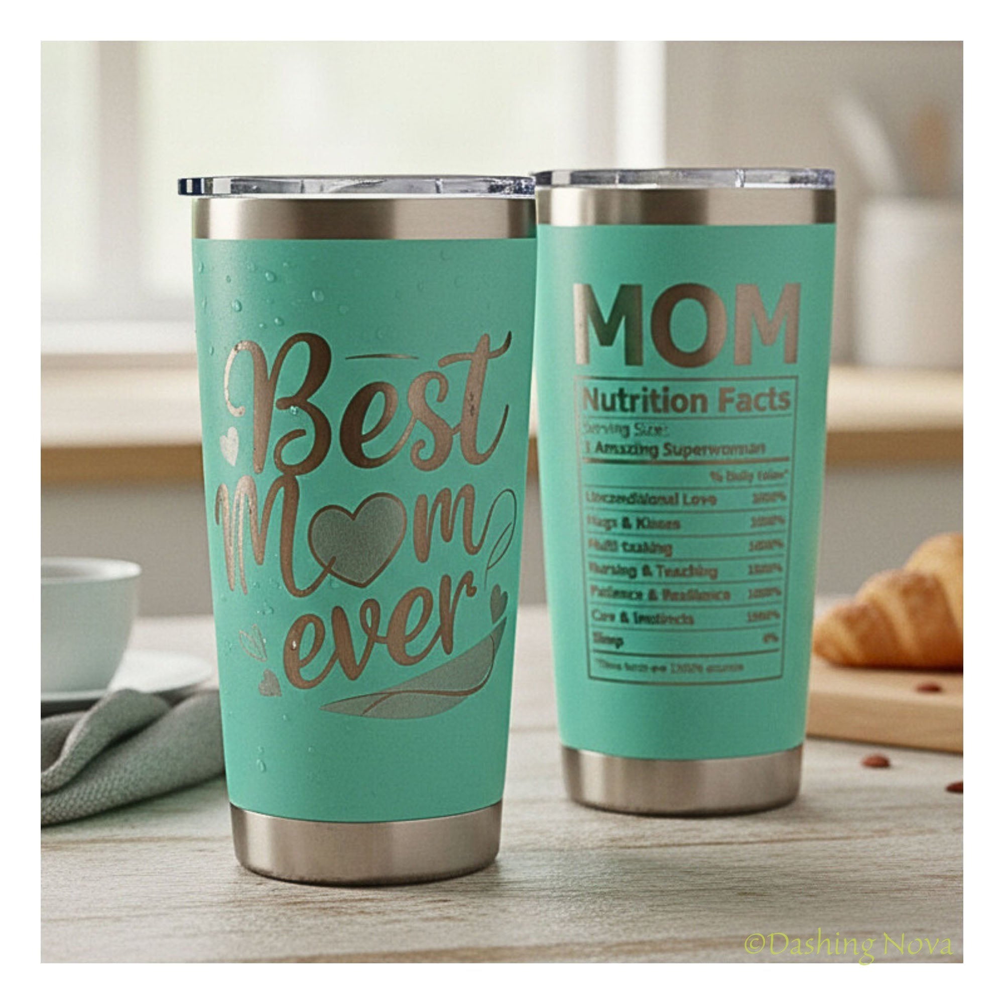 Best Mom Ever Tumbler – 20oz Insulated Gift for Mom 💖. ☕ Keeps drinks hot or cold for hours – a gift she’ll use daily