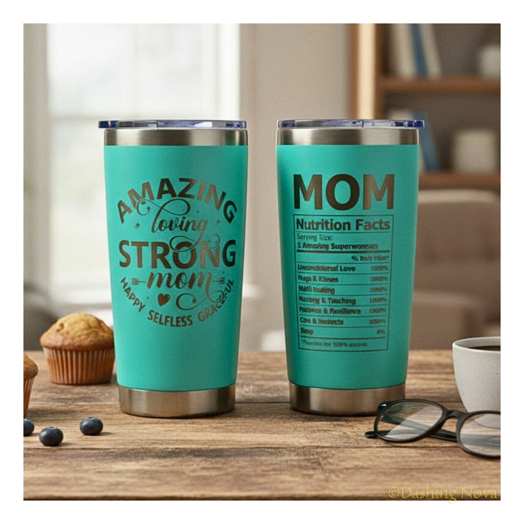 Best Mom Ever Tumbler – 20oz Insulated Gift for Mom 💖. ☕ Keeps drinks hot or cold for hours – a gift she’ll use daily
