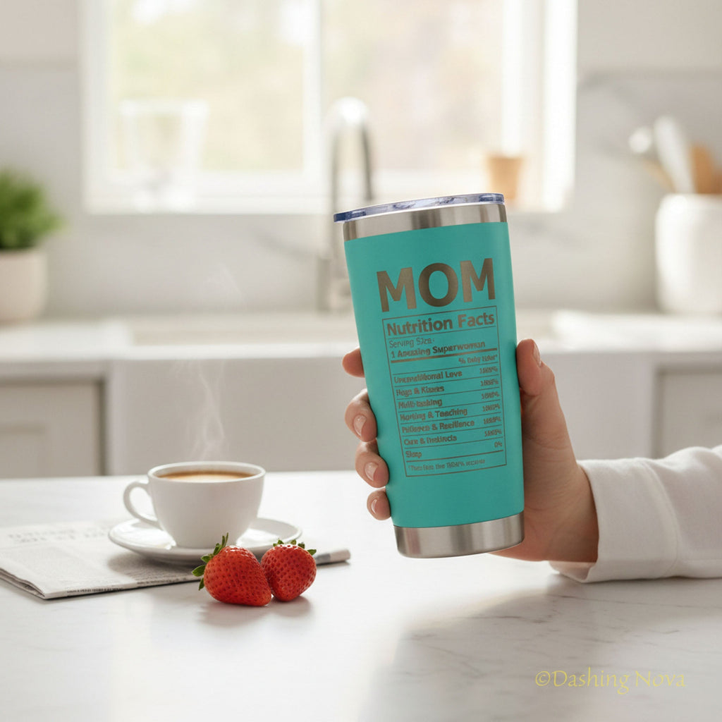 Best Mom Ever Tumbler – 20oz Insulated Gift for Mom 💖. ☕ Keeps drinks hot or cold for hours – a gift she’ll use daily