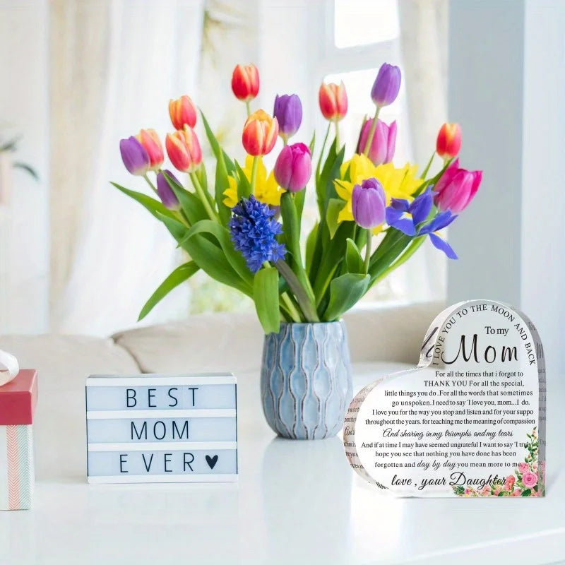 To My Mom Keepsake – A Gift That Says What You Can’t Always Say 💖. 💌 A heartfelt message she’ll read over and over again