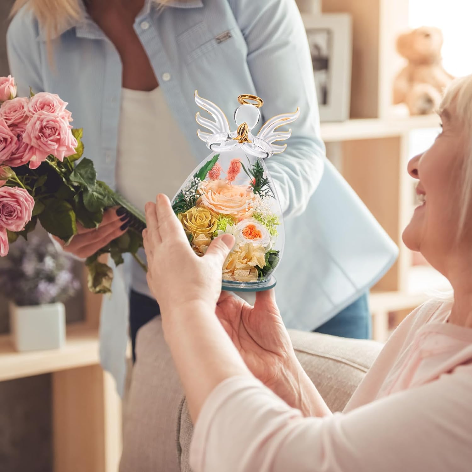 👉 Angel Rose Keepsake for Mom – A Beautiful Symbol of Love 💖.