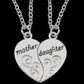 👉 Mother & Daughter Heart Necklace – A Symbol of Unbreakable Love 💖.     💞 A beautiful reminder that no matter the distance, your bond is forever.