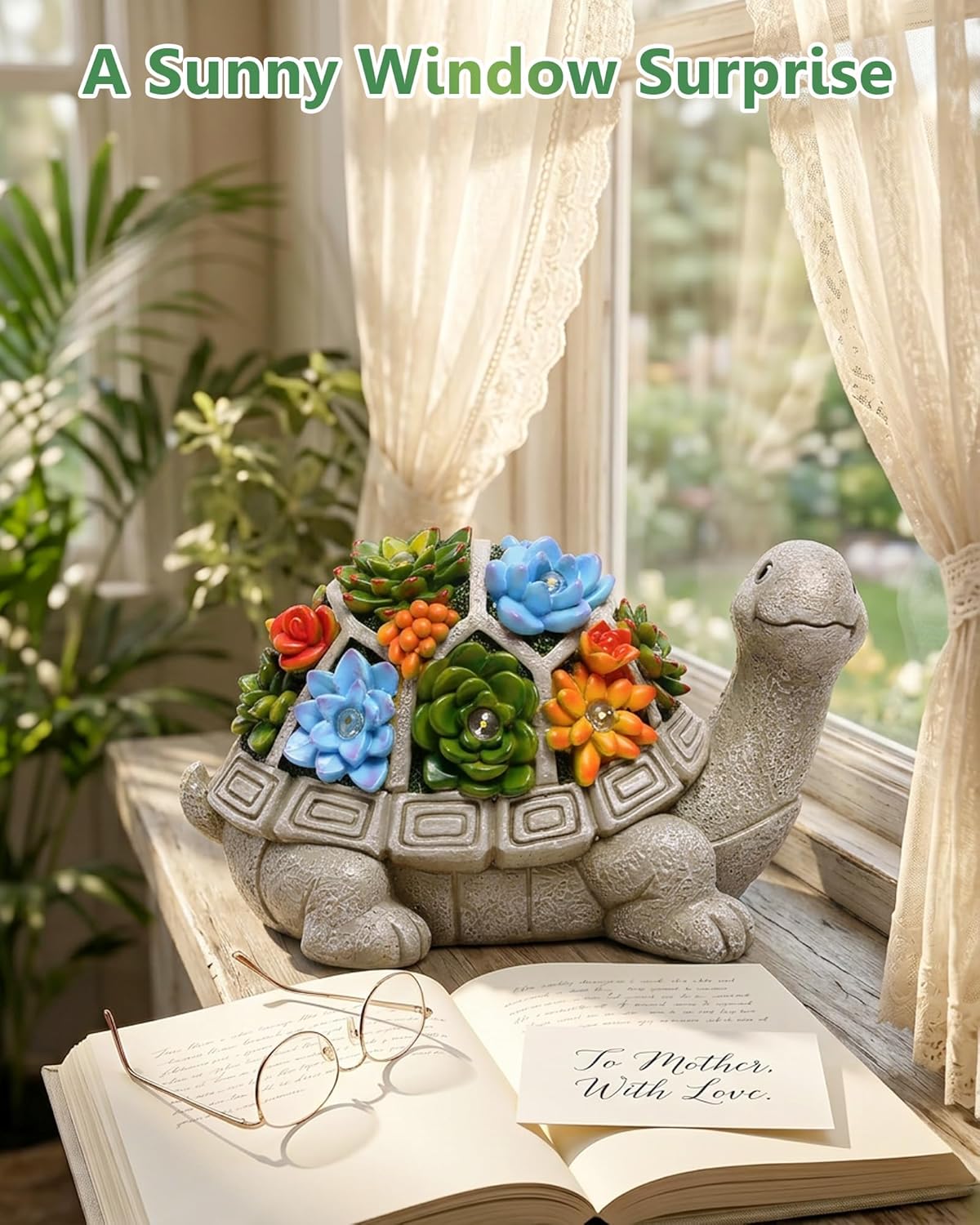 👉 Solar Turtle Garden Light – A Unique Outdoor Gift That Glows at Night 🌿✨ Statue. ✨ Turn any space into a peaceful glowing garden