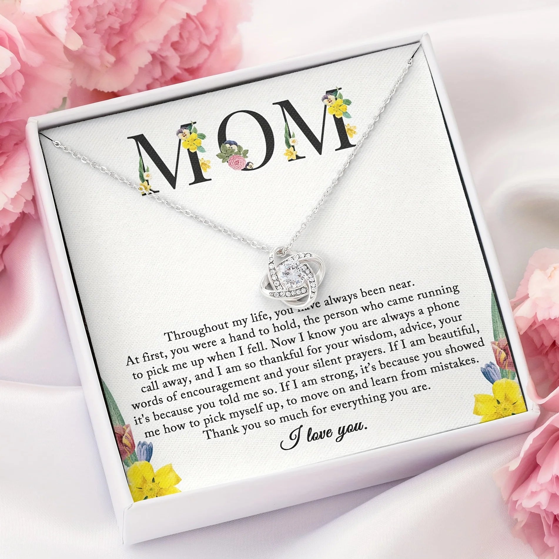 To My Mom Necklace – A Gift That Says What Words Can’t 💖. 💌 Includes a heartfelt message card that will make her cry happy tears